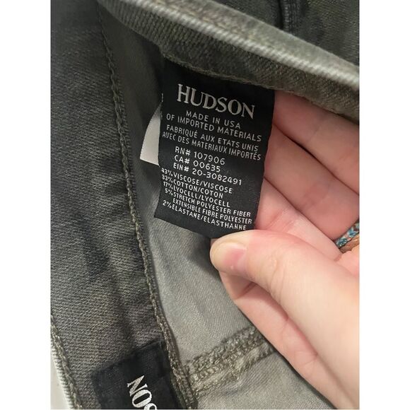 Hudson Jeans | Nico Midrise Ankle Camo Super Skinny Jeans - Picture 6 of 7